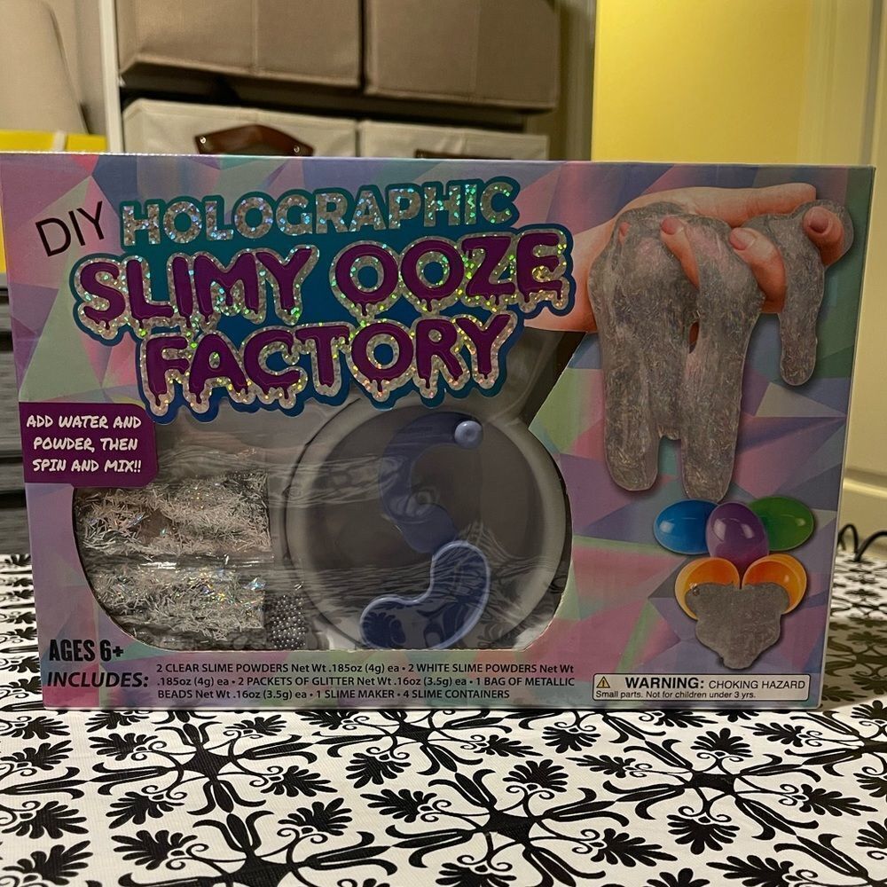 DIY Holographic ooze factory slime kit